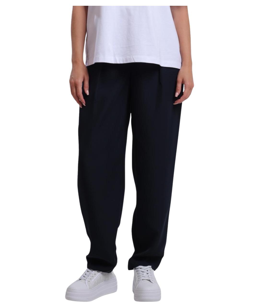 ARMANI EXCHANGE Темно-синие прямые брюки, фото 1