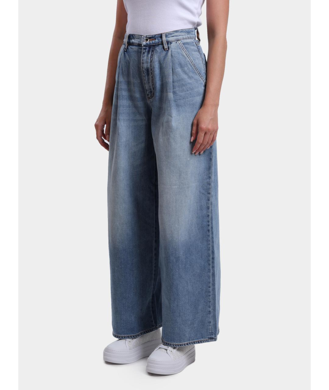 ARMANI EXCHANGE Голубые прямые джинсы, фото 3