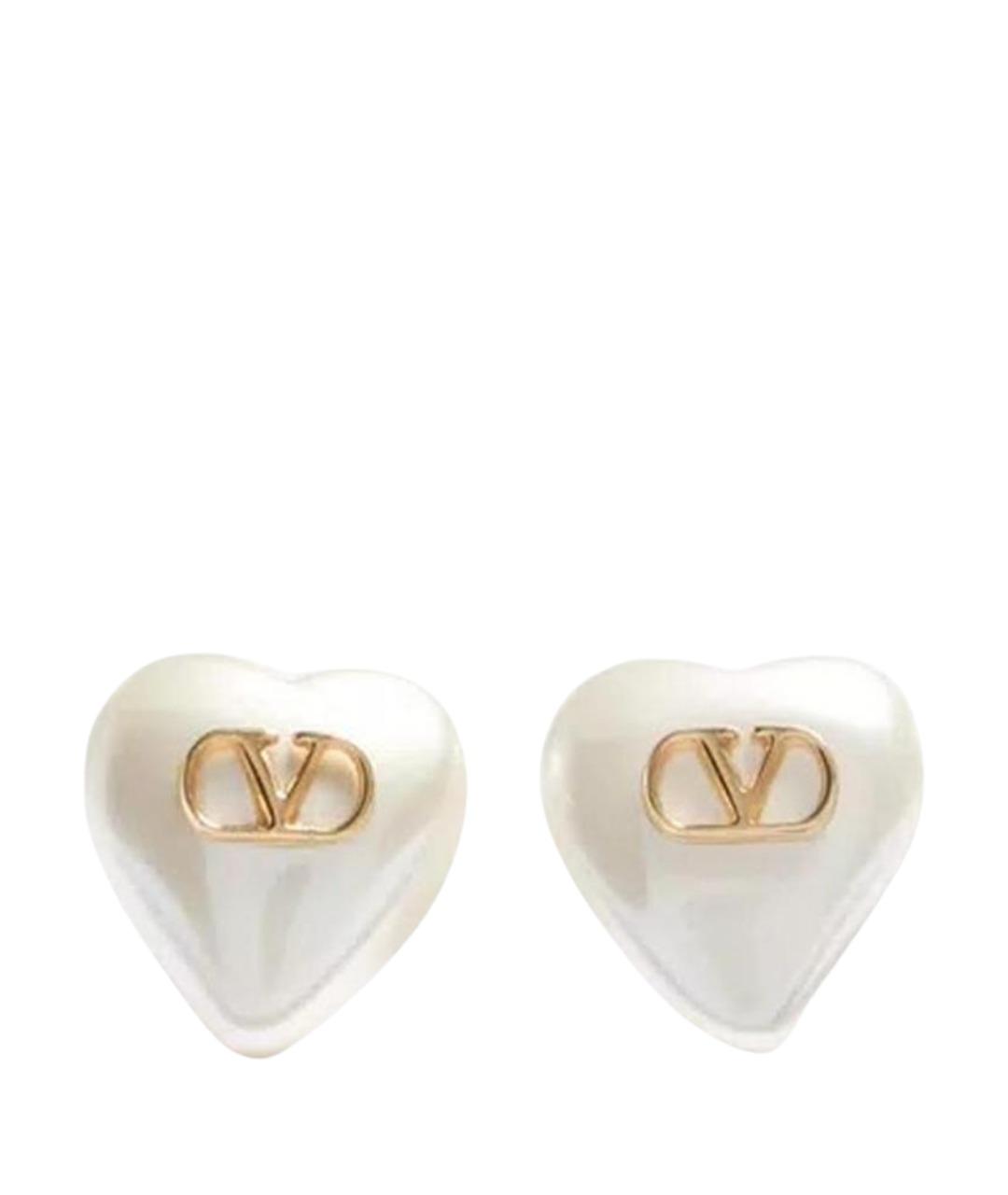 VALENTINO Белые серьги, фото 1