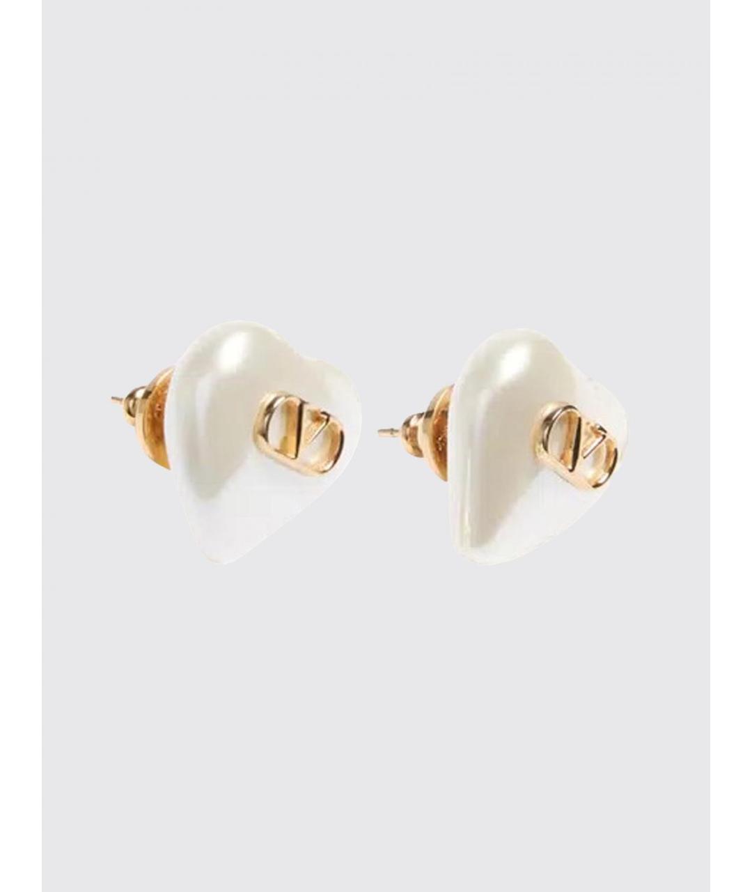 VALENTINO Белые серьги, фото 2