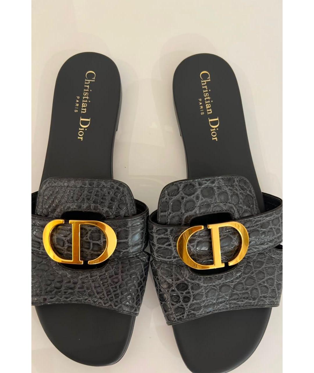 CHRISTIAN DIOR Шлепанцы, фото 5