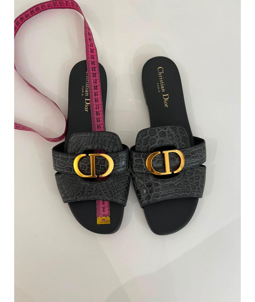 CHRISTIAN DIOR Шлепанцы, фото 6