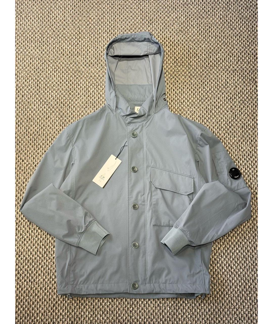 CP COMPANY Голубая полиэстеровая куртка, фото 9