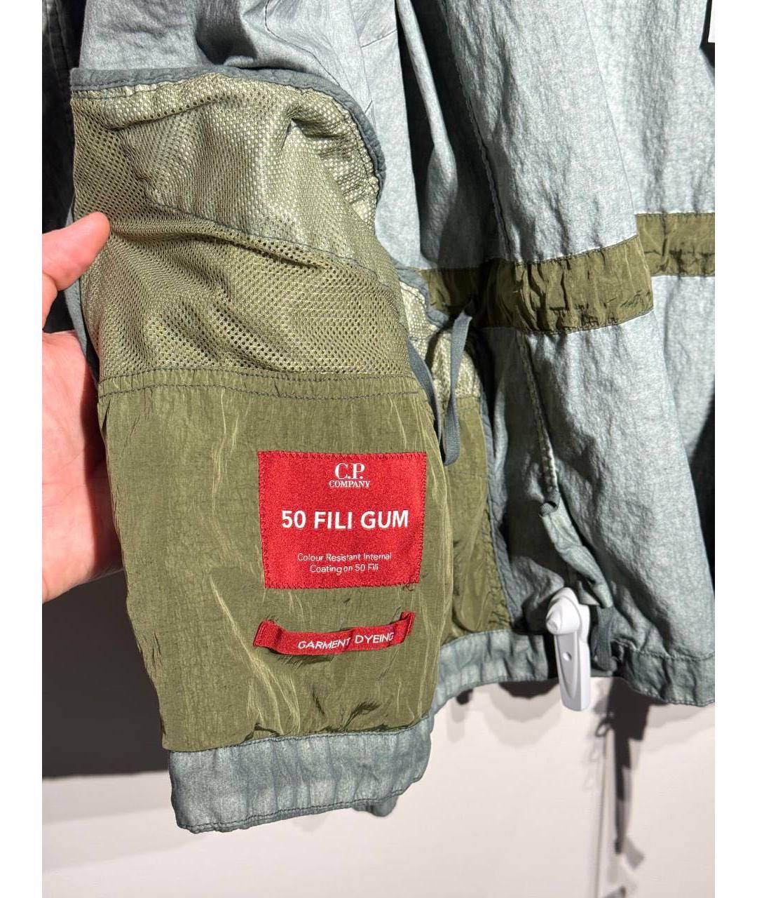 CP COMPANY Зеленая полиамидовая куртка, фото 6
