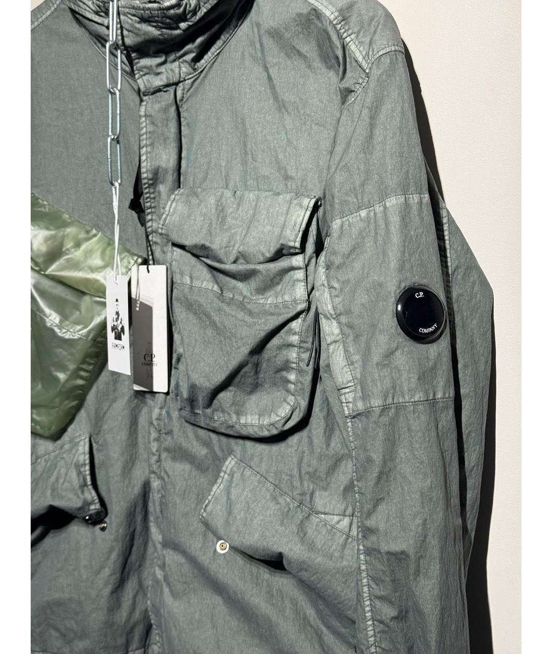 CP COMPANY Зеленая полиамидовая куртка, фото 5