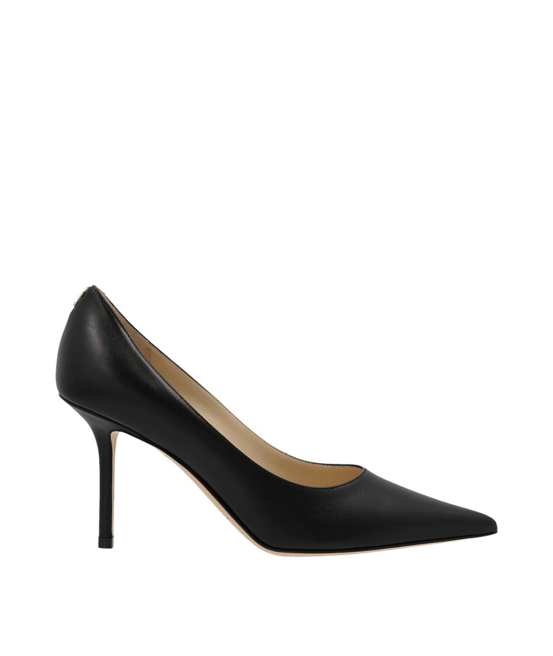 JIMMY CHOO Черные кожаные туфли, фото 1