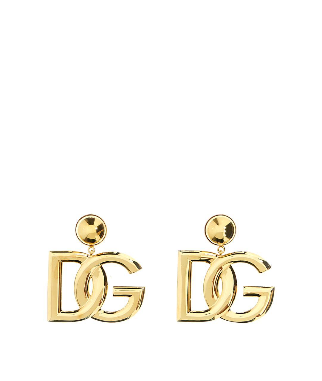 DOLCE&GABBANA Золотые клипсы, фото 1