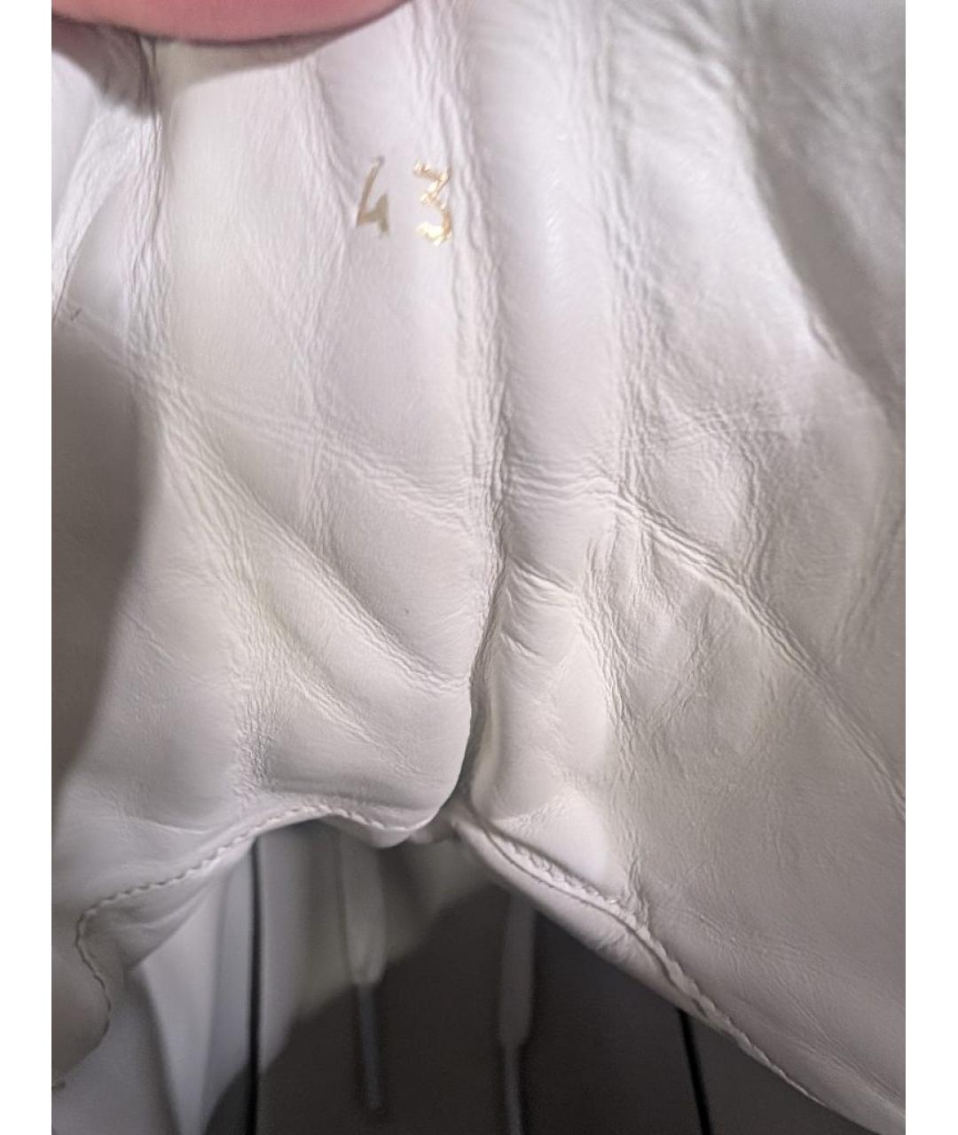 GIVENCHY Белые кожаные высокие кроссовки / кеды, фото 4
