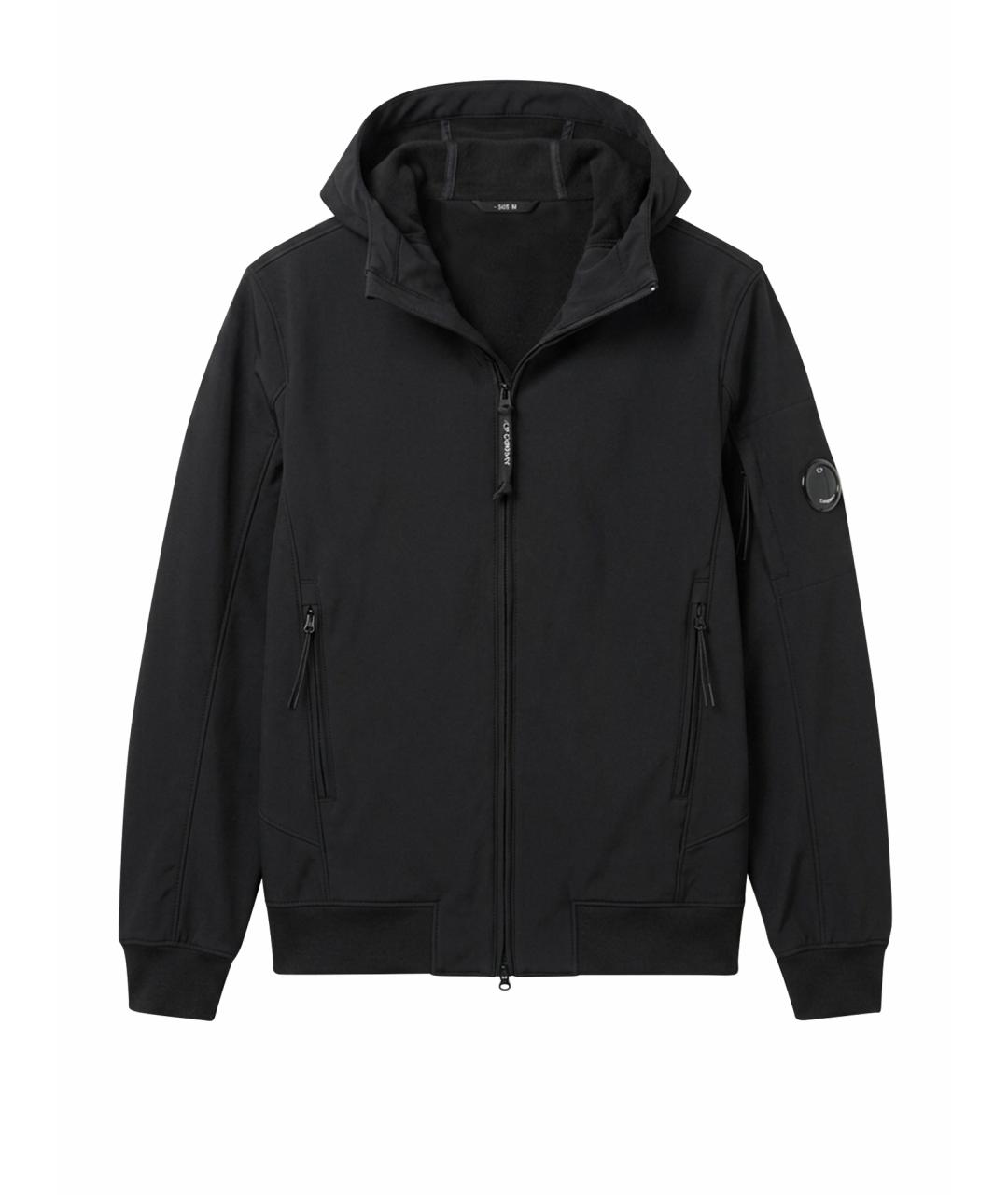 CP COMPANY Черная полиэстеровая куртка, фото 1