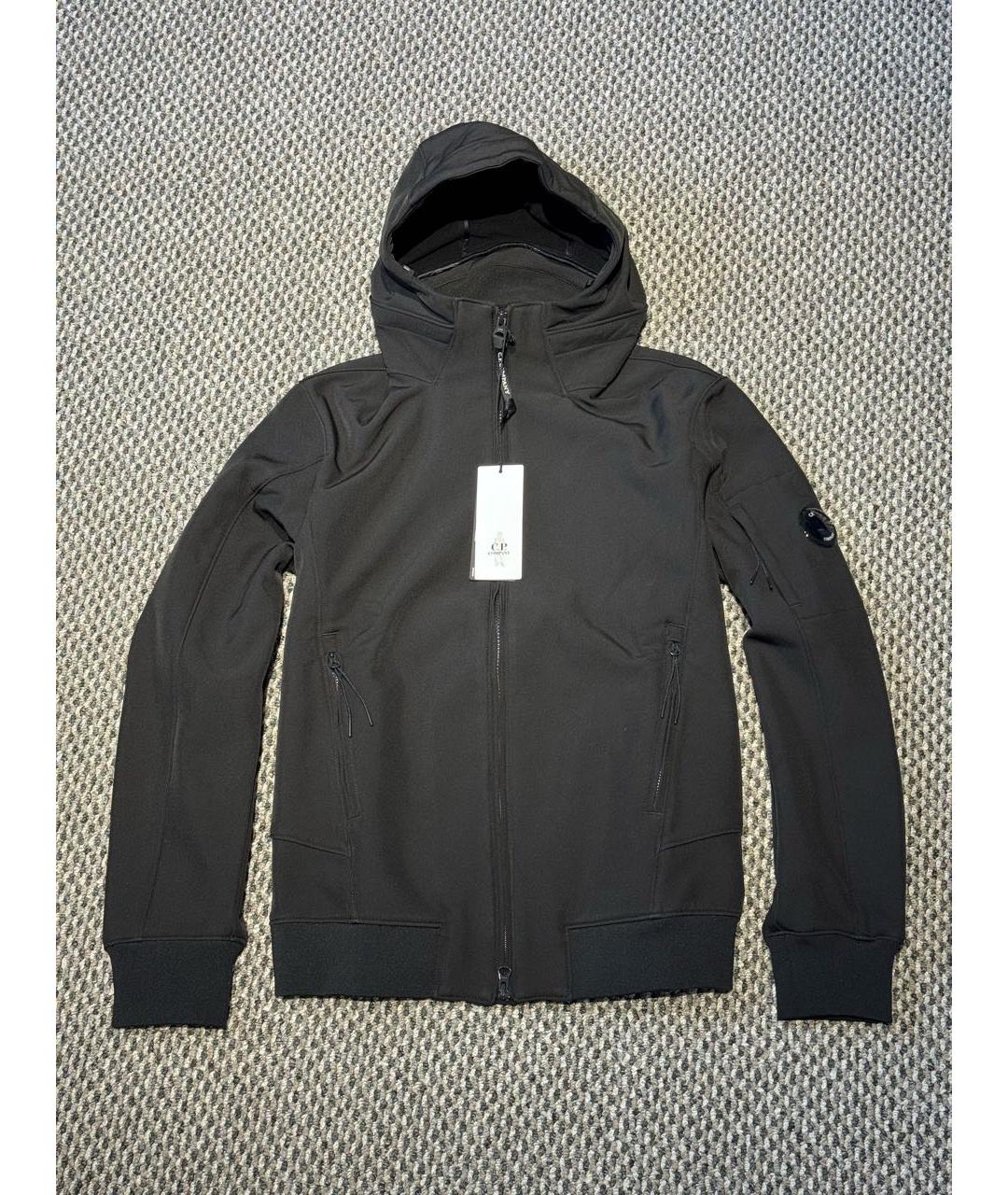CP COMPANY Черная полиэстеровая куртка, фото 2