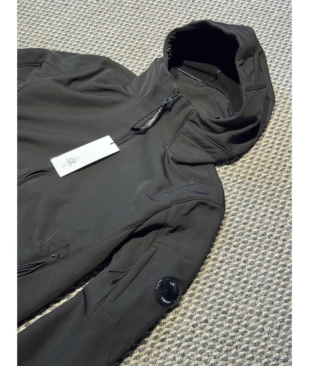 CP COMPANY Черная полиэстеровая куртка, фото 3
