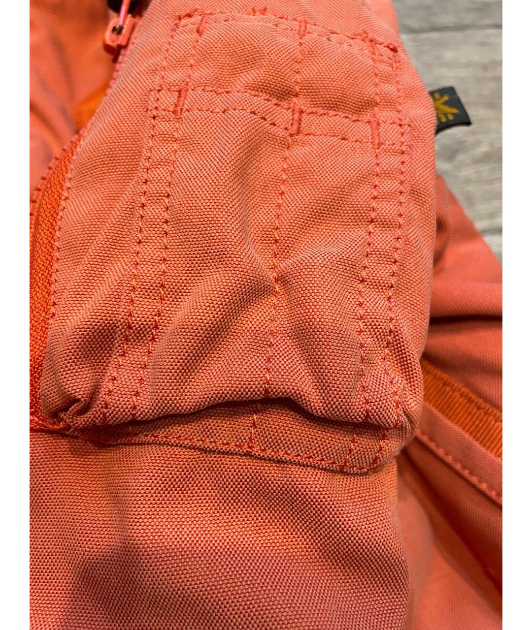 ALPHA INDUSTRIES Оранжевая синтетическая куртка, фото 3
