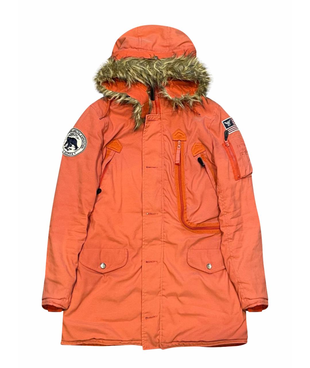 ALPHA INDUSTRIES Оранжевая синтетическая куртка, фото 1