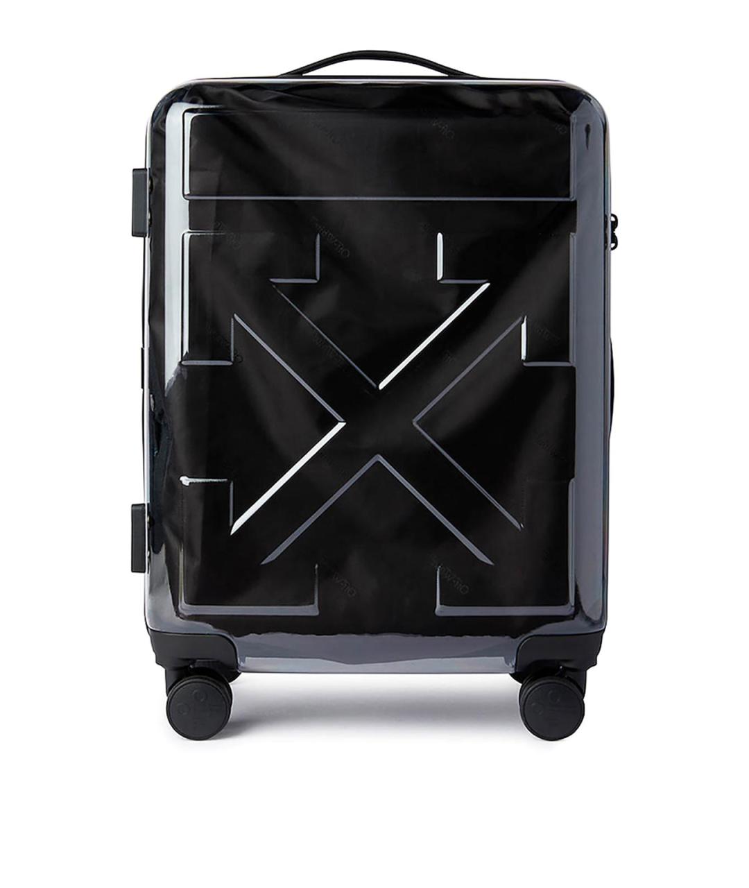 OFF-WHITE Черный чемодан, фото 1