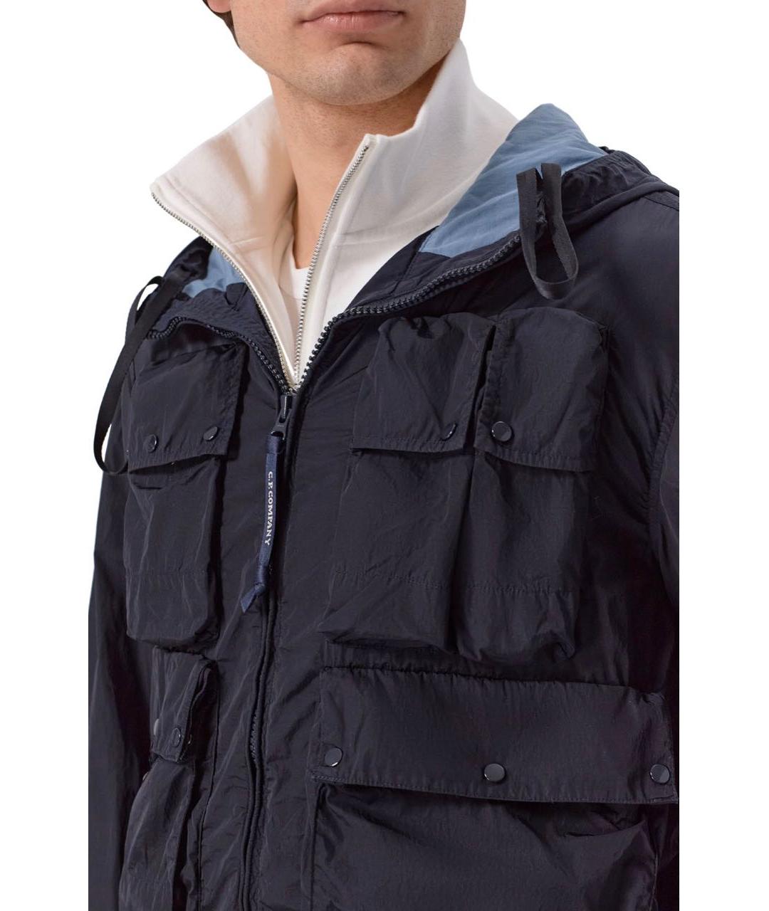 CP COMPANY Темно-синяя полиамидовая куртка, фото 5