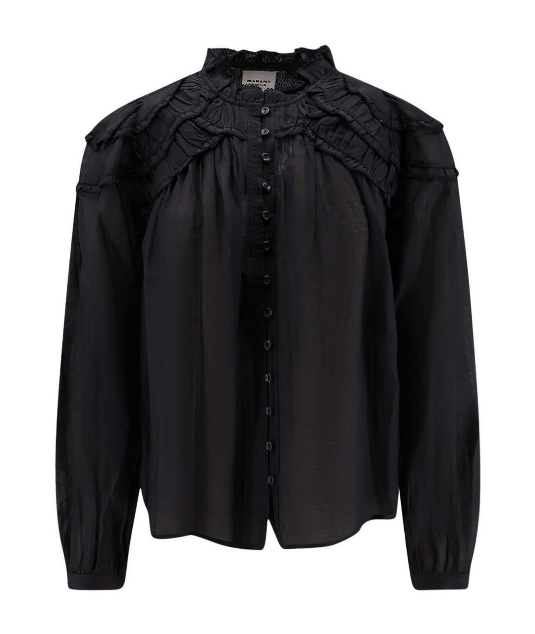 ISABEL MARANT Черная хлопковая рубашка, фото 1