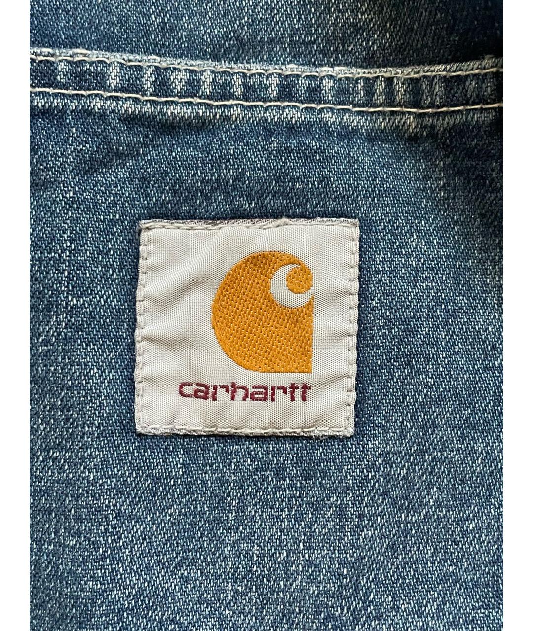 CARHARTT WIP Синяя хлопковая куртка, фото 3