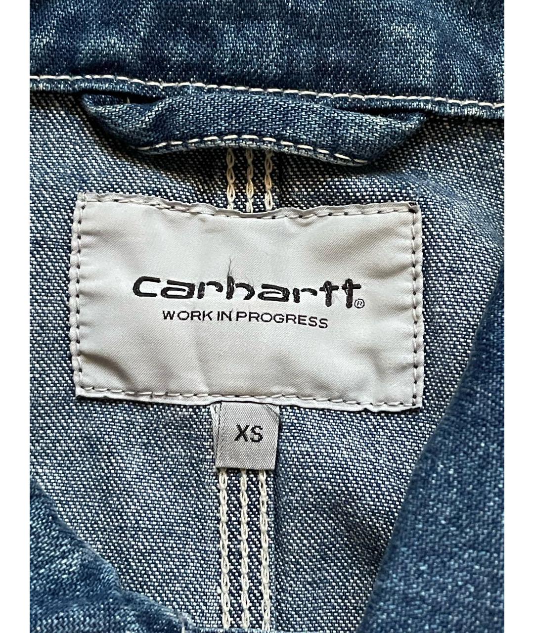 CARHARTT WIP Синяя хлопковая куртка, фото 5