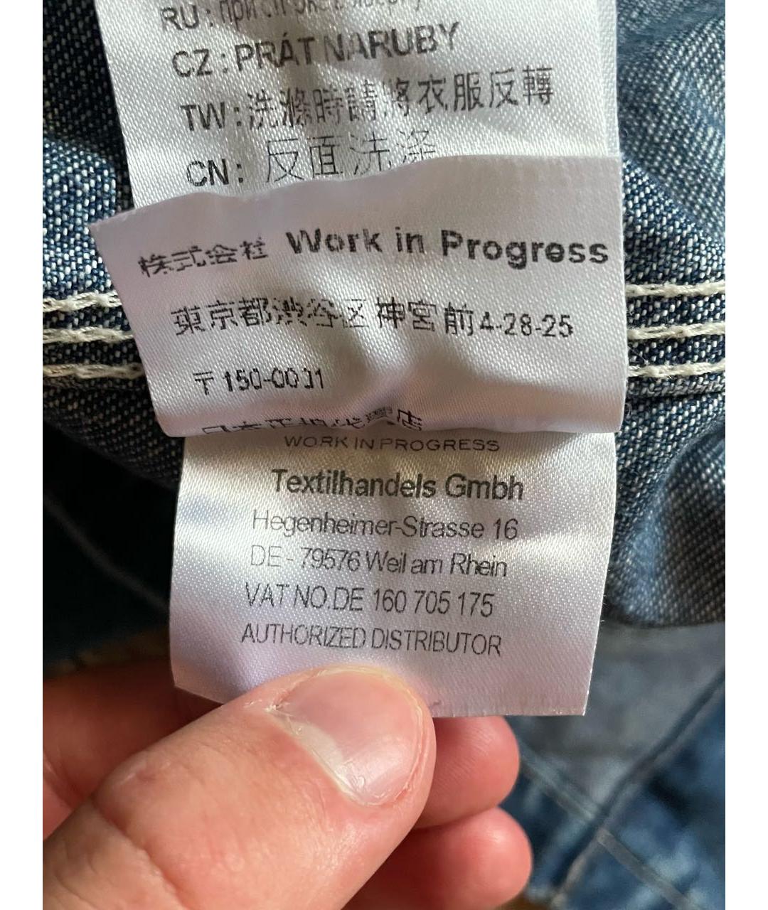 CARHARTT WIP Синяя хлопковая куртка, фото 8