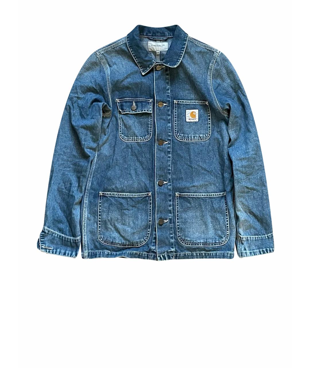 CARHARTT WIP Синяя хлопковая куртка, фото 1