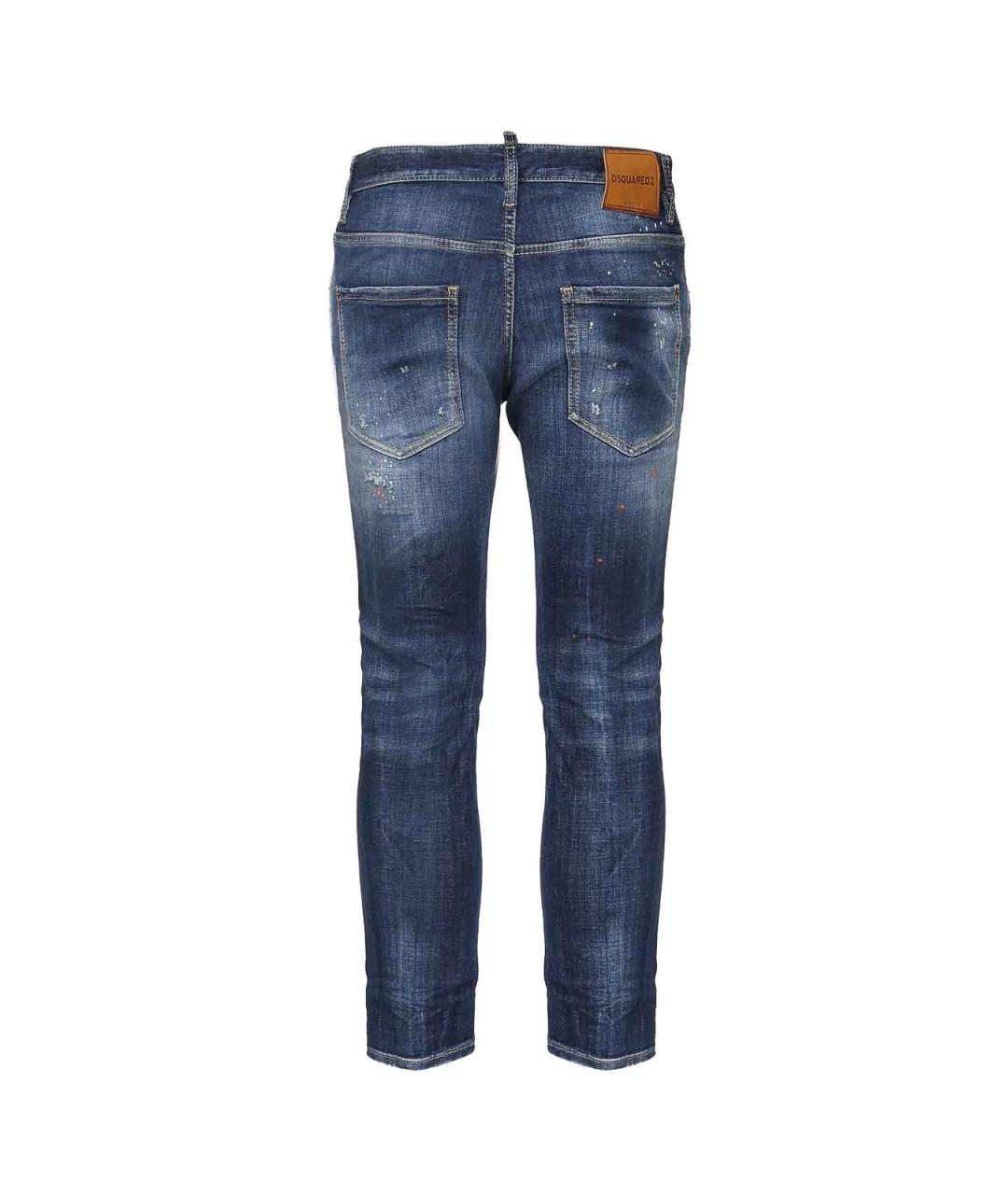 DSQUARED2 Синие хлопковые джинсы, фото 3