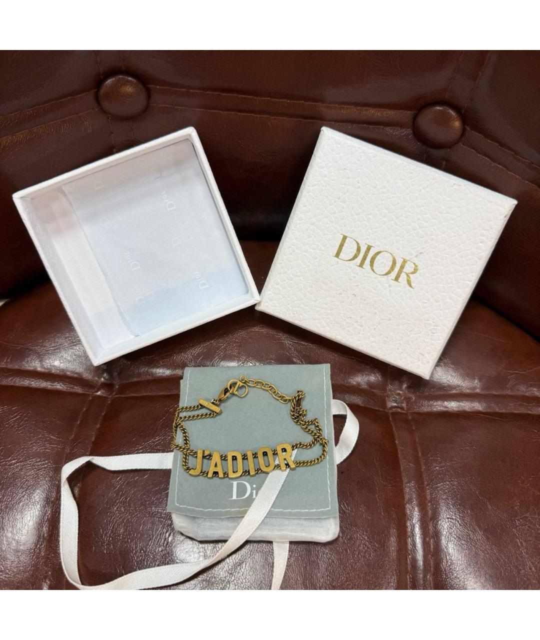 CHRISTIAN DIOR Золотой браслет, фото 2