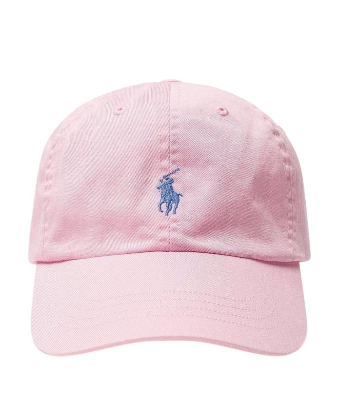 POLO RALPH LAUREN Розовая хлопковая кепка/бейсболка, фото 1