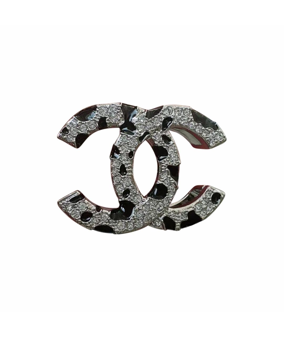 CHANEL Серебряная металлическая булавка / брошь, фото 1