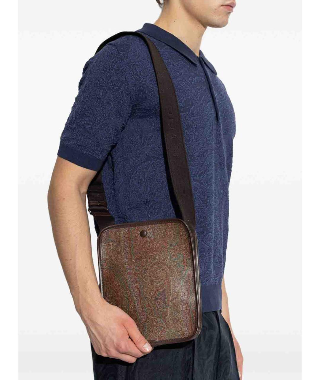 ETRO Коричневая сумка на плечо, фото 2