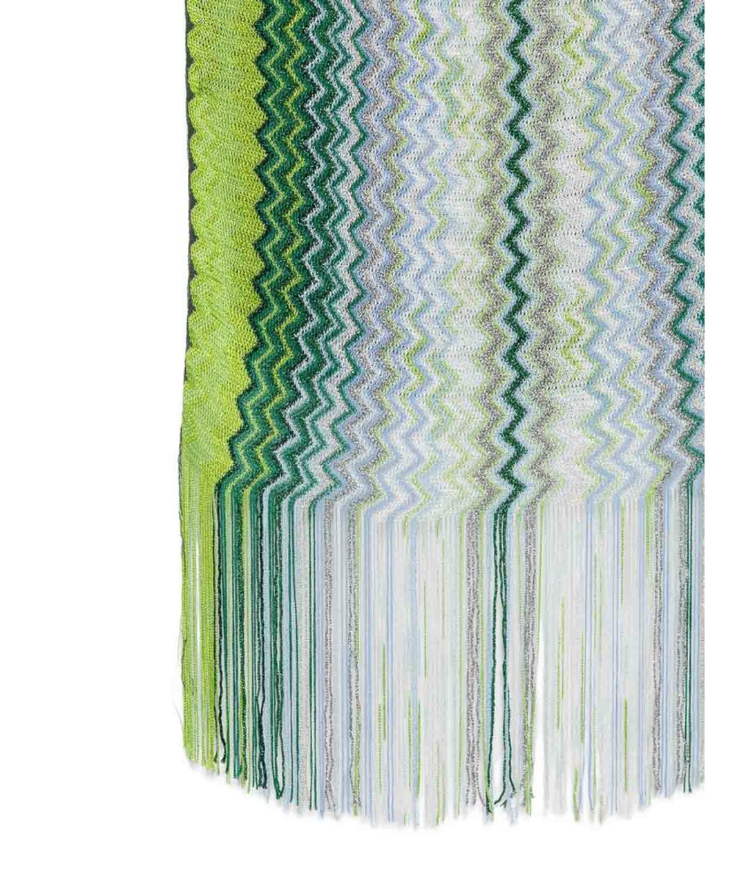 MISSONI Зеленый шарф, фото 2