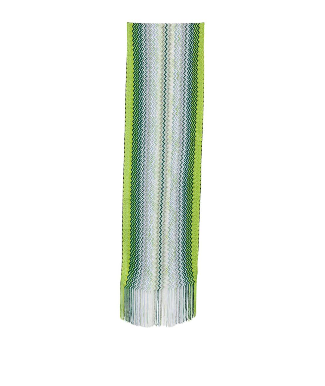 MISSONI Зеленый шарф, фото 1