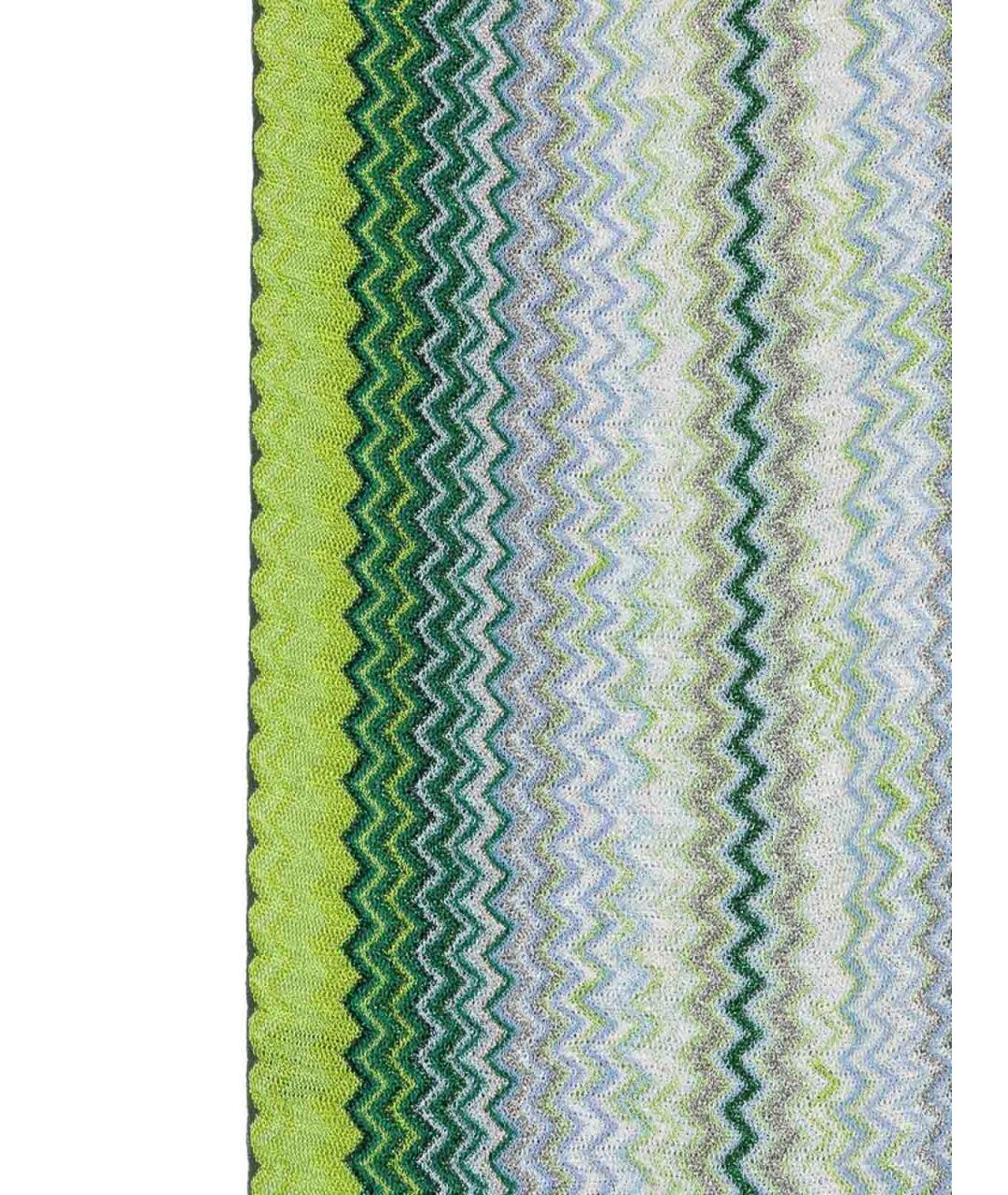 MISSONI Зеленый шарф, фото 3