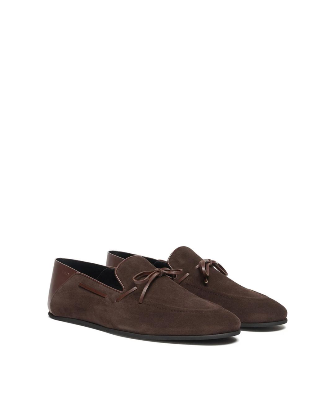 BALLY Коричневые резиновые лоферы, фото 3