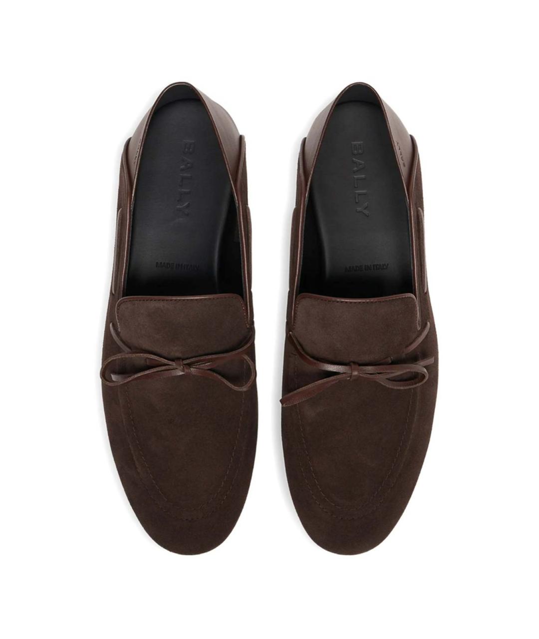 BALLY Коричневые резиновые лоферы, фото 5