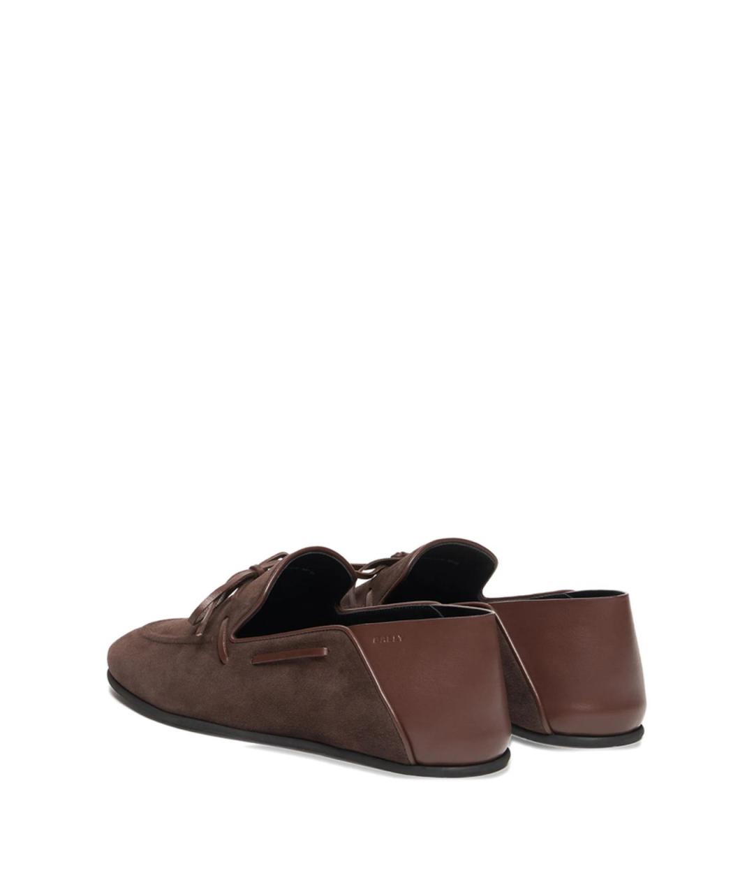 BALLY Коричневые резиновые лоферы, фото 4