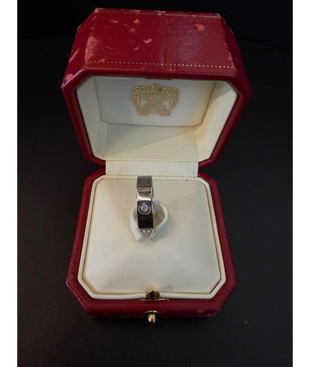CARTIER Серебряное кольцо из белого золота, фото 2