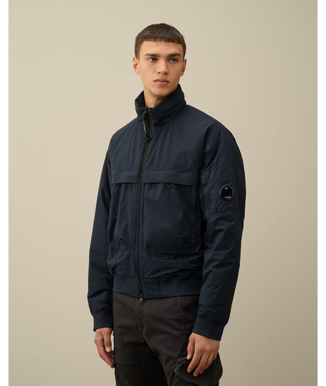 CP COMPANY Темно-синяя полиамидовая куртка, фото 3