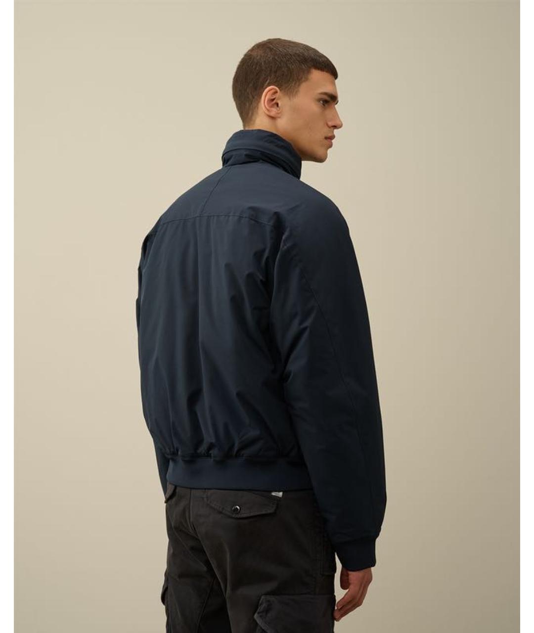 CP COMPANY Темно-синяя полиамидовая куртка, фото 4