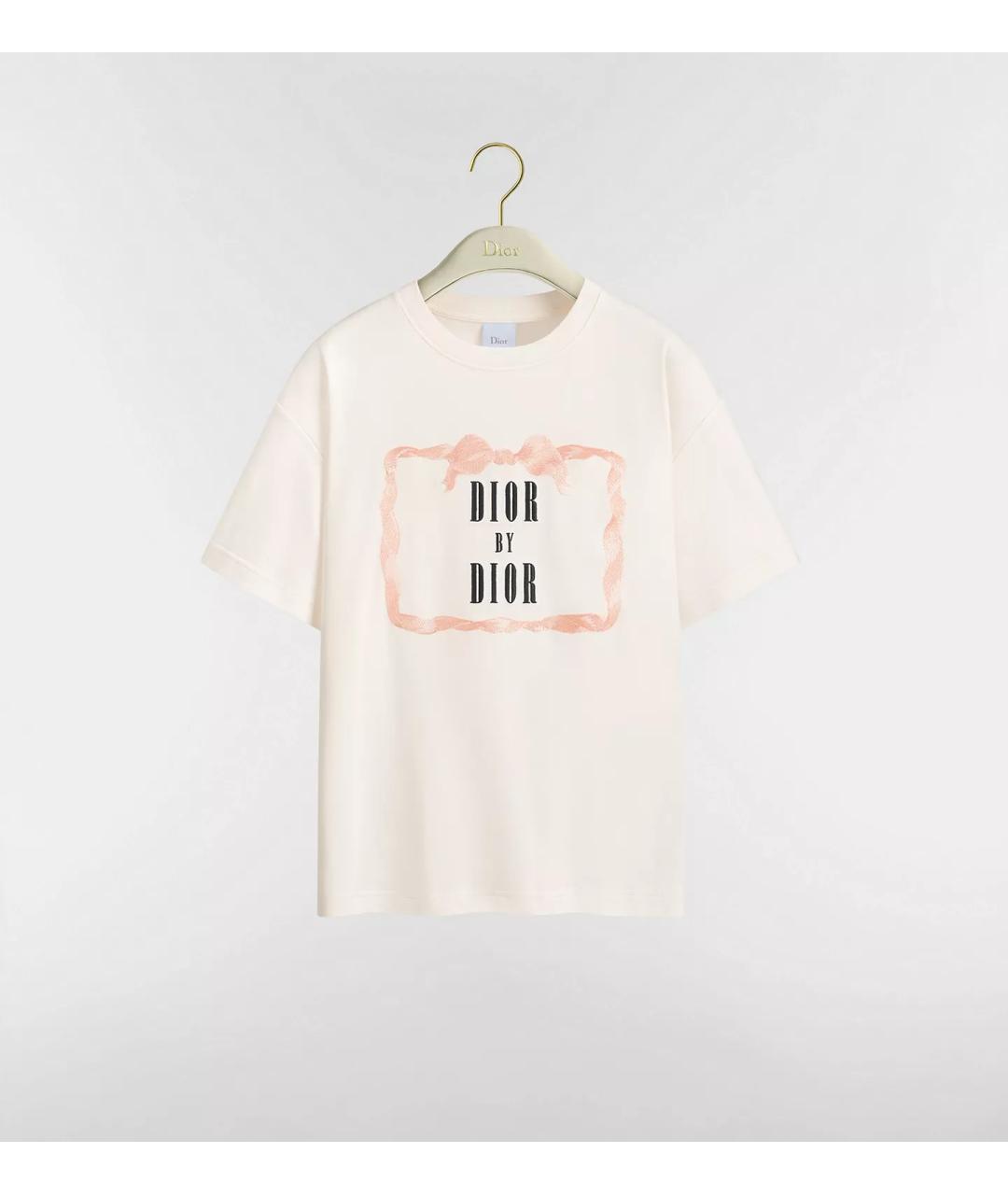 CHRISTIAN DIOR Белая хлопковая футболка, фото 5