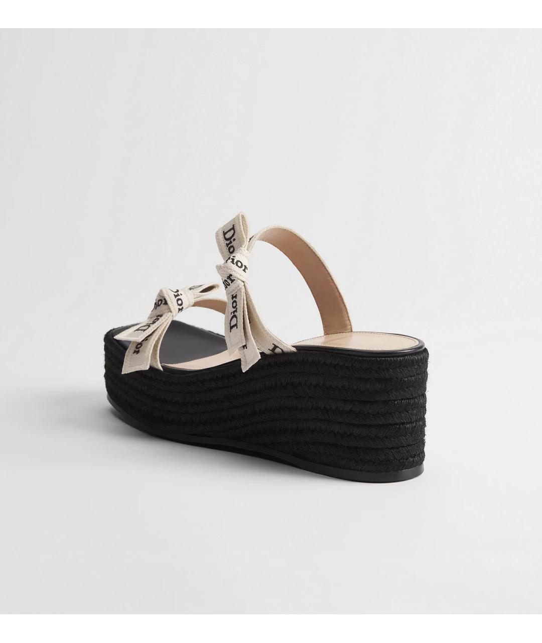 CHRISTIAN DIOR Черные мюли, фото 3