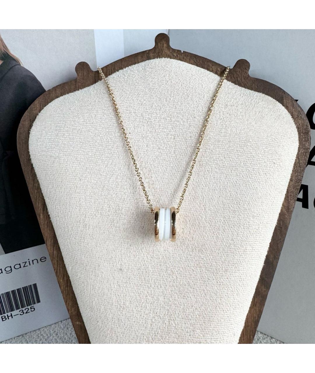 BVLGARI Золотое колье из розового золота, фото 7