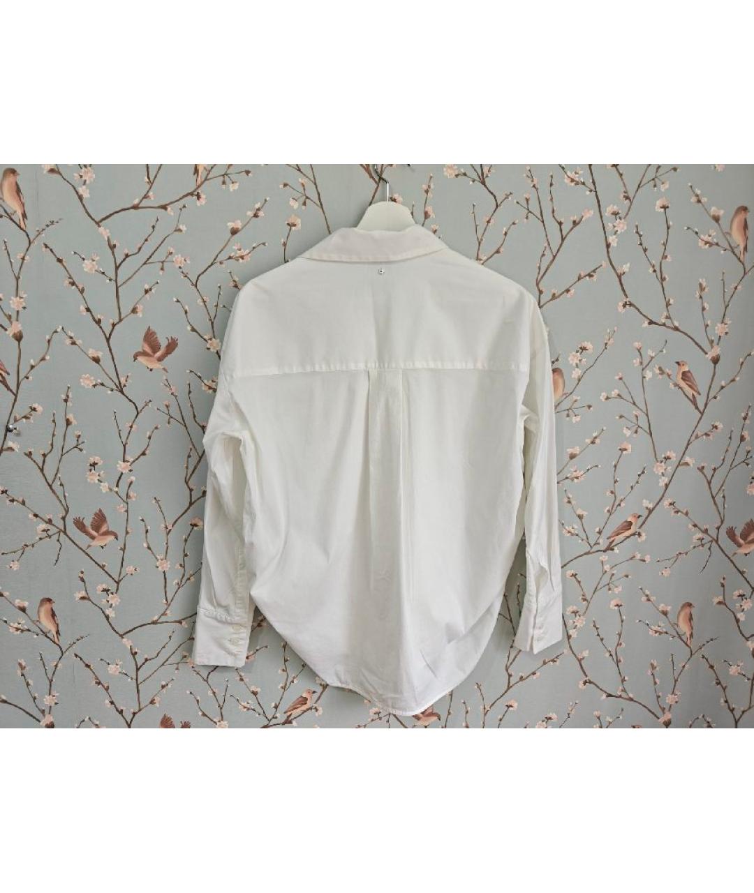 LORENA ANTONIAZZI Белая хлопковая рубашка, фото 2