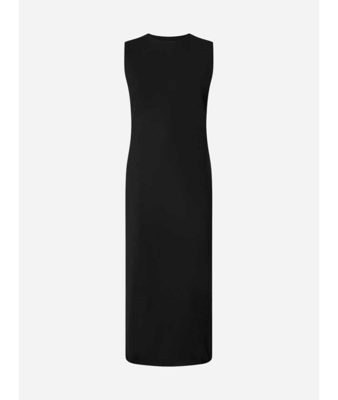 PINKO Черное полиэстеровое коктейльное платье, фото 1