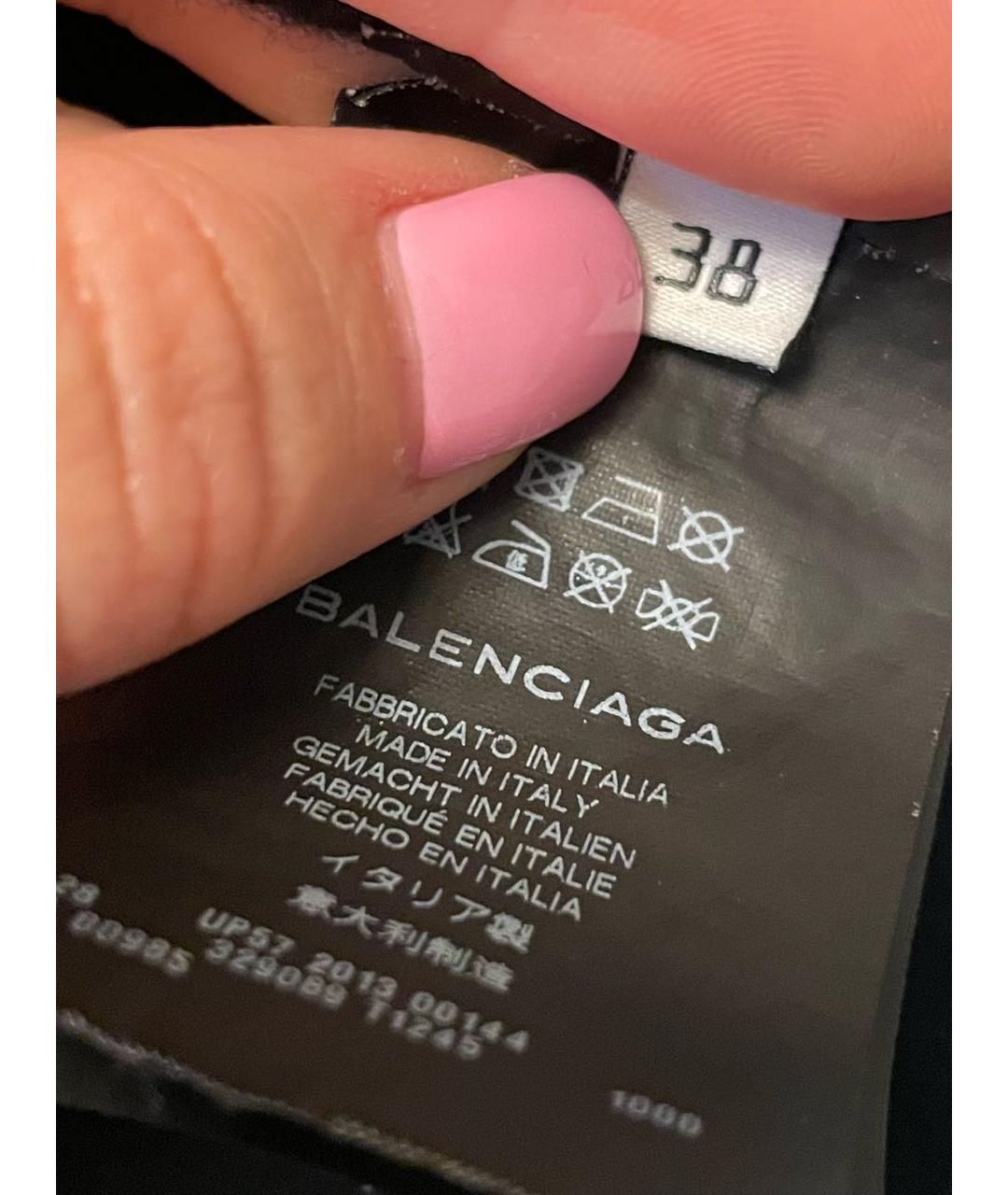 BALENCIAGA Черный шерстяной джемпер / свитер, фото 3