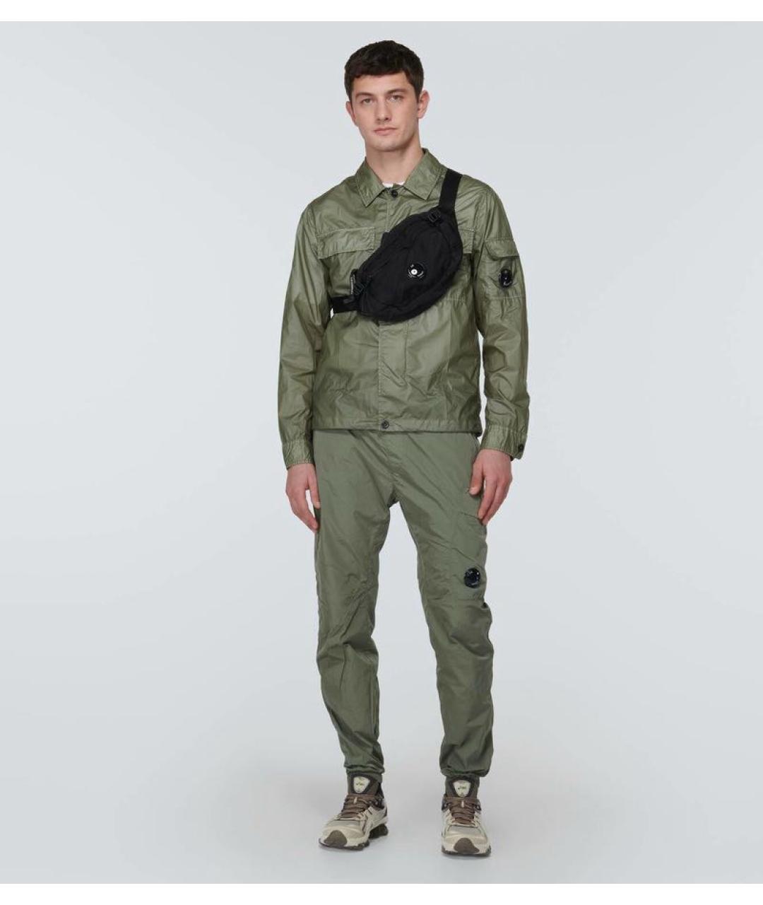 CP COMPANY Зеленая полиамидовая куртка, фото 2