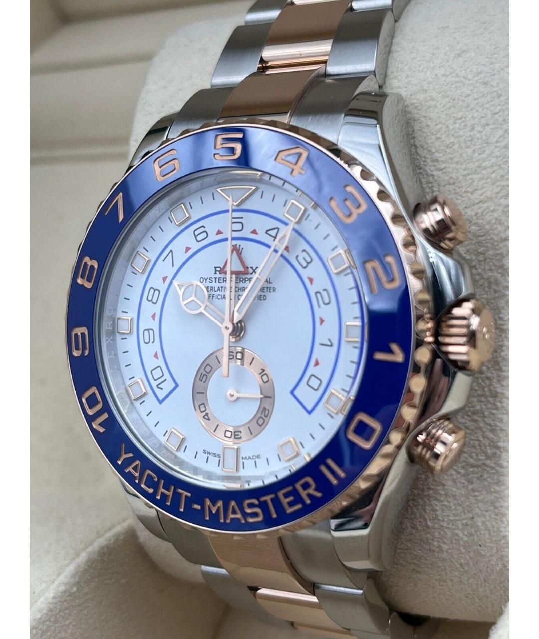 ROLEX Белые часы из розового золота, фото 3