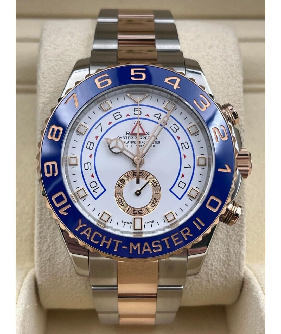 ROLEX Белые часы из розового золота, фото 2