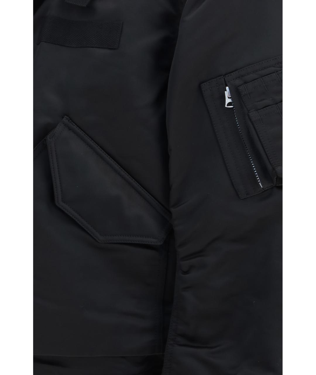 SACAI Черная куртка, фото 4