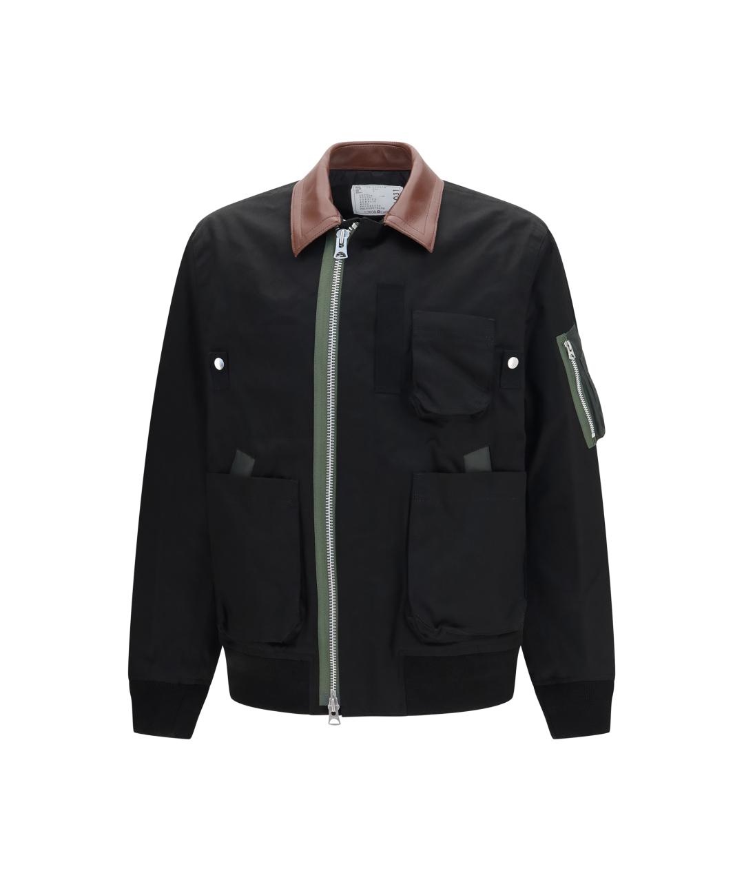 SACAI Черная куртка, фото 1