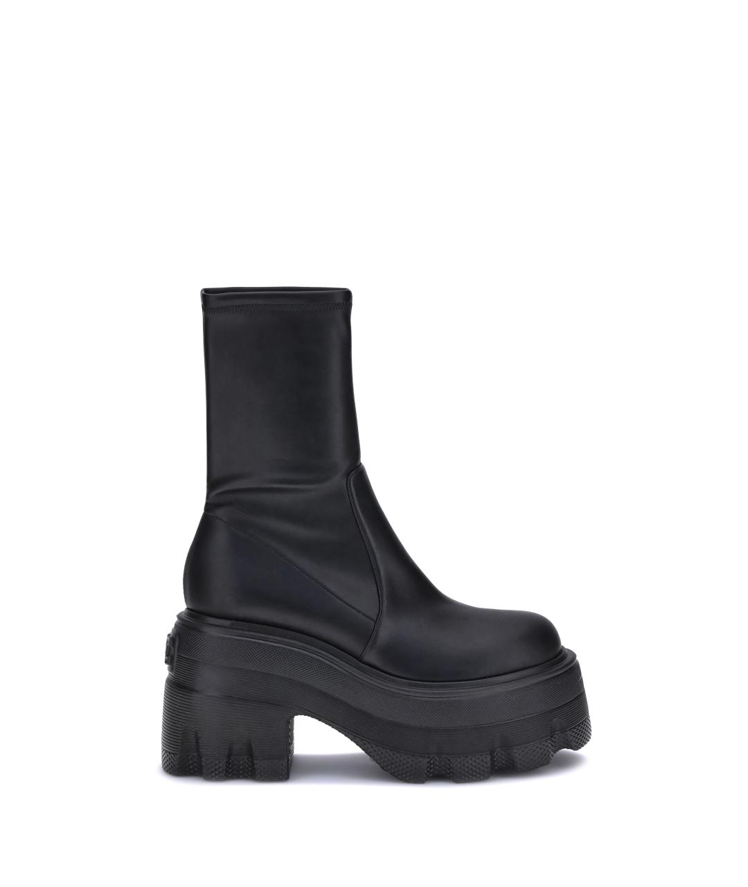CASADEI Черные синтетические ботинки, фото 1